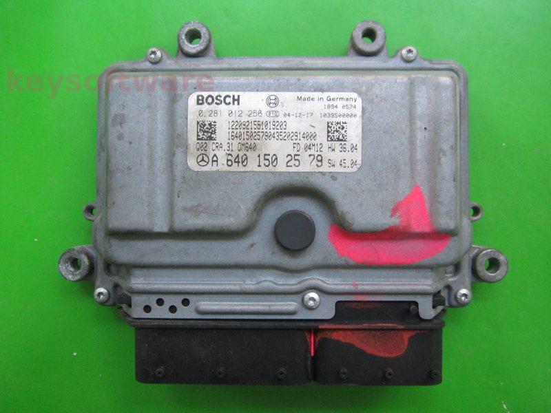 ECU Mercedes A 2.0CDI A6401502579 0281012256 CRA.31 EDC16C32