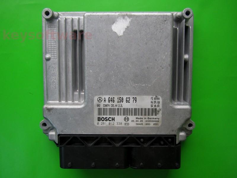 ECU Mercedes C 2.2CDI A6461506279 0281012338 CR3.44 EDC16C2 {+