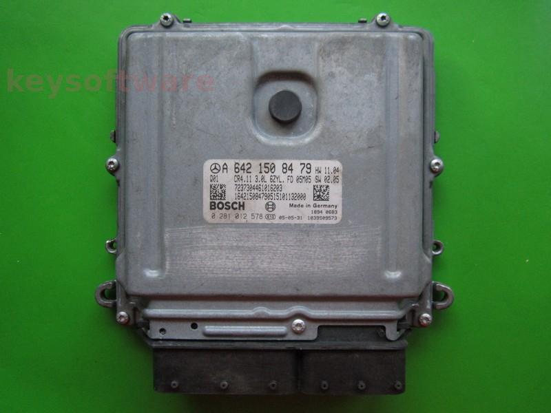 ECU Mercedes C 3.2CDI A6421508479 0281012578 CR4.11 EDC16CP31