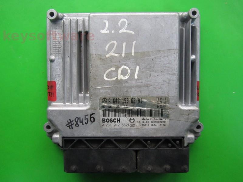 ECU Mercedes E 2.2CDI A6461506291 0281012682 CR3.44 EDC16C2