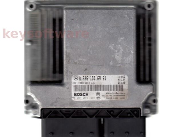 ECU Mercedes E 2.2CDI A6461506991 0281012689 CR3.44 EDC16C2 {