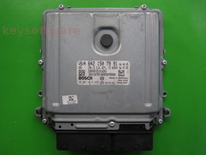 ECU Mercedes CLS 3.0CDI A6421507991 0281013495 CR4.12 EDC16CP31