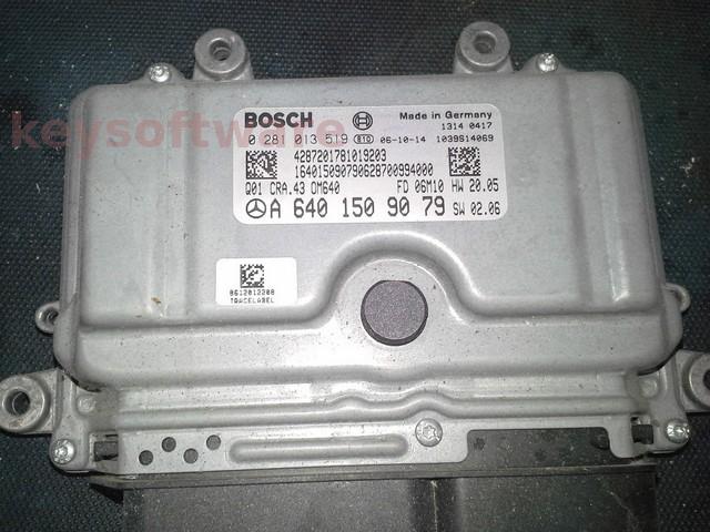 ECU Mercedes A 2.0CDI A6401509079 0281013519 CRA.43 EDC16C32 {