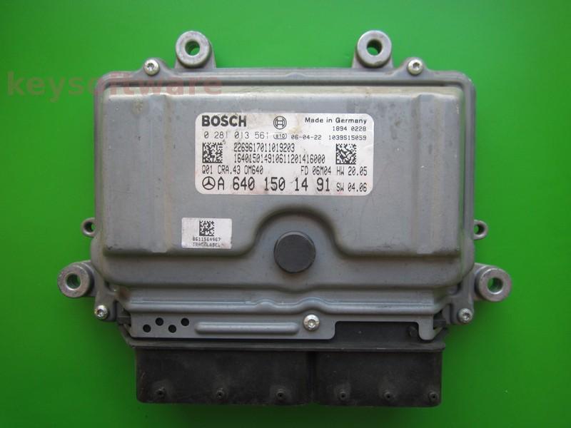 ECU Mercedes A 1.8CDI A6401501491 0281013561 CRA.43 EDC16C32