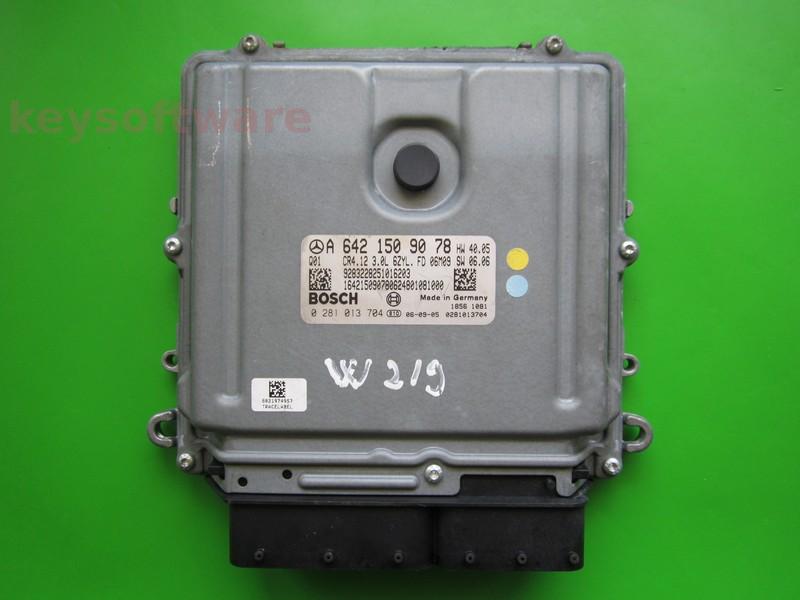 ECU Mercedes CLS 3.2CDI A6421509078 0281013704 CR4.12 EDC16CP31{