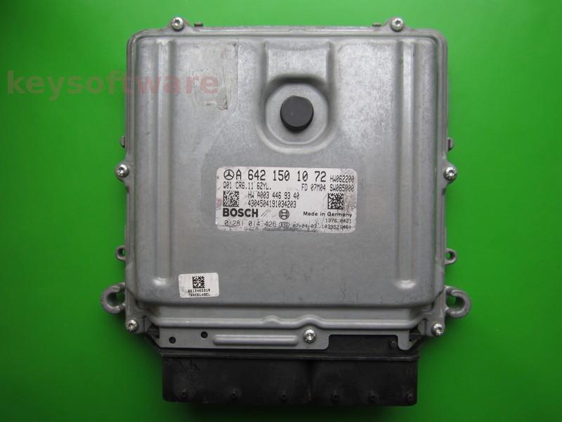 ECU Mercedes C 3.2CDI A6421501072 0281014426 CR6.11 EDC17CP01