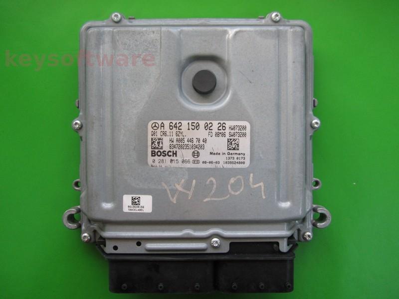 ECU Mercedes C 3.2CDI A6421500226 0281015066 CR6.11 EDC17CP01