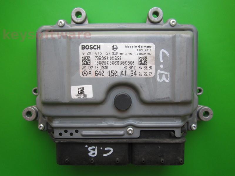 ECU Mercedes B 2.0CDI A6401504134 0281015127 CRA.43 EDC16C32^