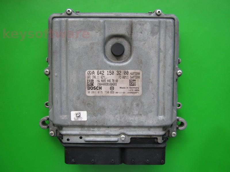 ECU Mercedes CLK 3.0CDI A6421503200 0281015730 CR6.11 EDC17CP01
