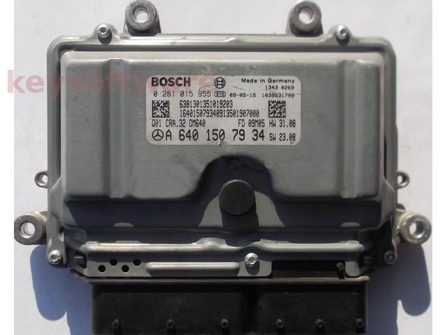 ECU Mercedes B 1.8CDI A6401507934 0281015955 CRA.32 EDC16C32 {