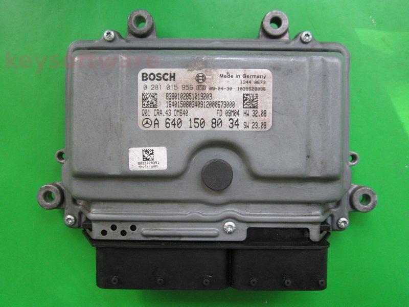 ECU Mercedes A 1.8CDI A6401508034 0281015956 CRA.43 EDC16C32 }
