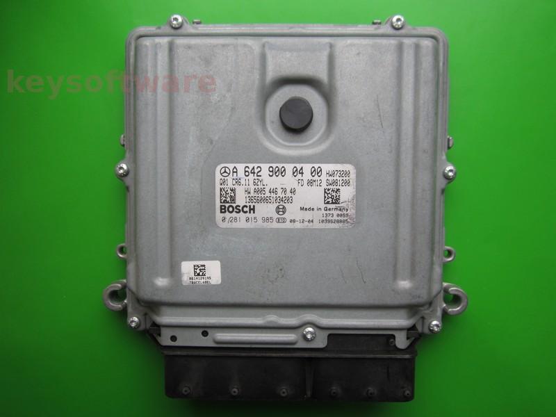 ECU Mercedes C 3.2CDI A6429000400 0281015985 CR6.11 EDC17CP01