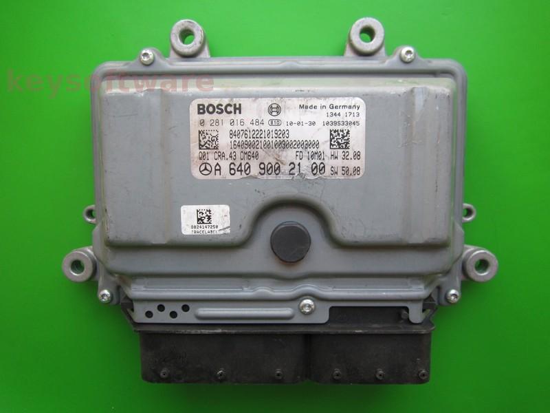 ECU Mercedes B 2.0CDI A6409002100 0281016484 CRA.43 EDC16C32 }