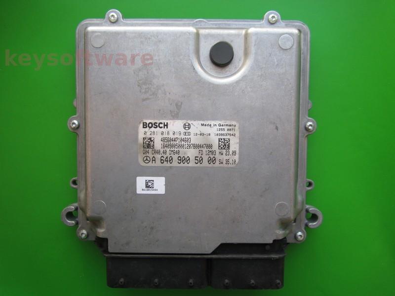 ECU Mercedes A 1.6CDI A6409005000 0281018019 CR40.40 EDC17C43 {