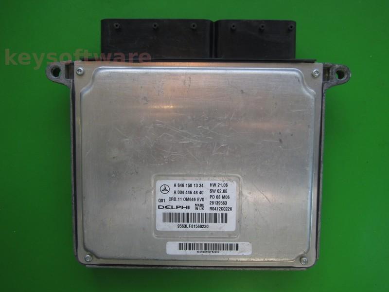 ECU Mercedes E 2.2CDI A6461501334 28139563 CRD.11 W211
