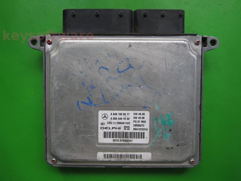 ECU Mercedes C 2.2CDI A6461506577 28095072 CRD.11 W204