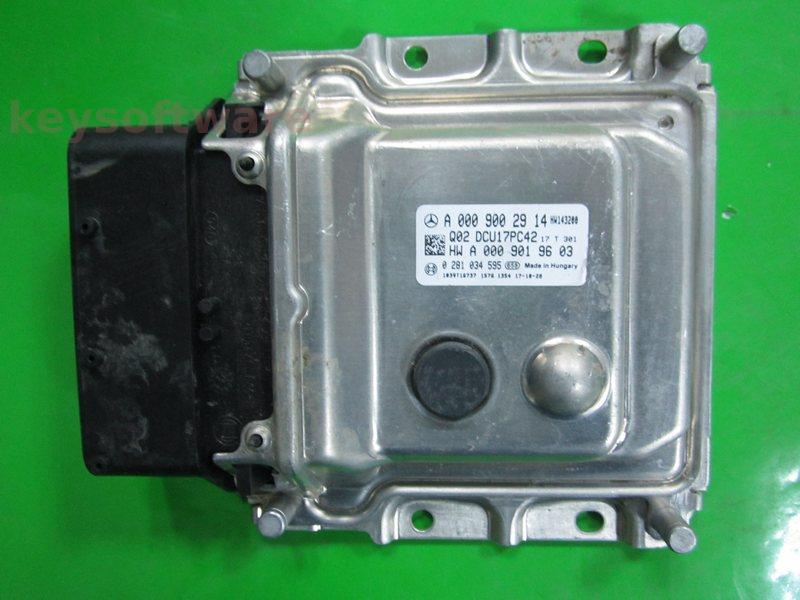 ECU Mercedes Sprinter 2.1CDI A0009002914 0281034595 DCU17PC42
