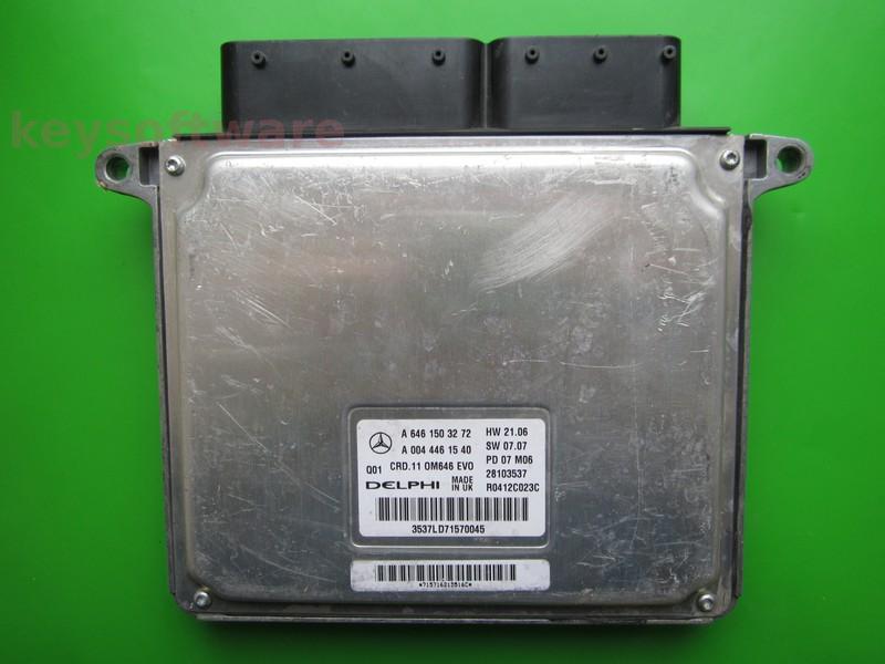 ECU Mercedes E 2.2CDI A6461503272 28103537 CRD.11 W211 +