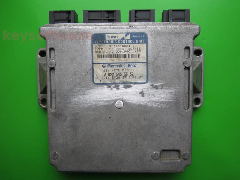 ECU Mercedes E 2.2D A0225455532 DCU W210
