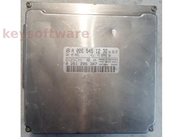ECU Mercedes C 2.3 A0265451232 0261206307 ME2.1 {
