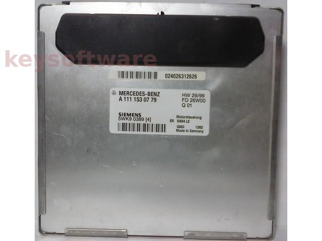 ECU Mercedes CLK 2.3 A1111530779 5WK90389 SIM4 LE W208 {