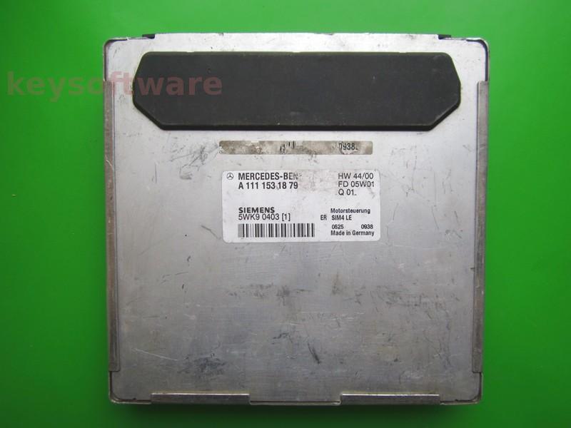 ECU Mercedes E 2.0 A1111531879 5WK90403 SIM4 LE W210