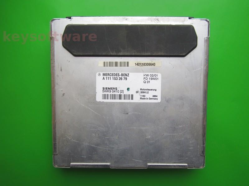 ECU Mercedes CLK 2.0 A1111532679 5WK90410 SIM4 LE W208