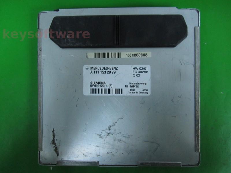 ECU Mercedes C 1.8 A1111532979 5WK90414 SIM4 SE W203