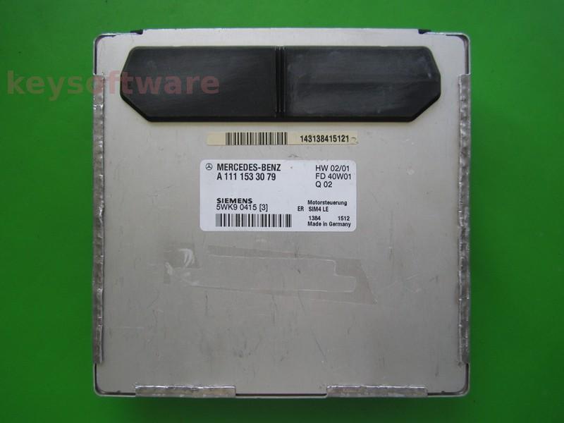 ECU Mercedes E 2.0 A1111533079 5WK90415 SIM4 LE W210
