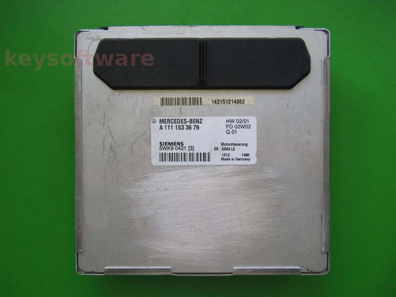 ECU Mercedes CLK 2.3 A1111533679 5WK90421 SIM4 LE W208