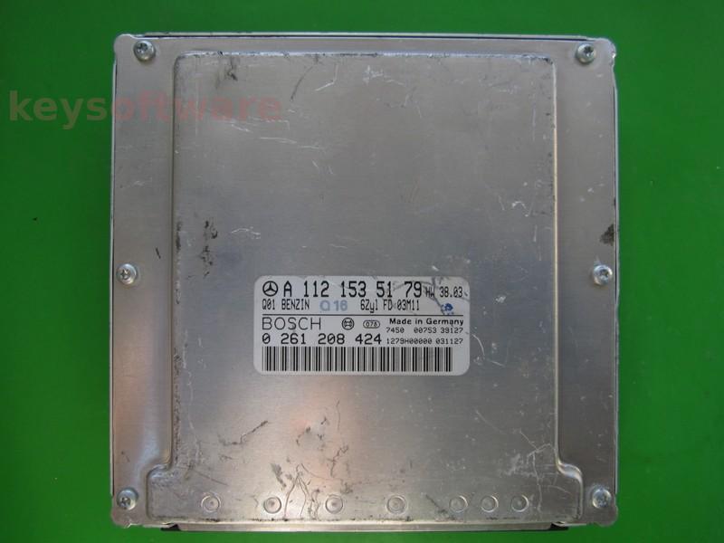 ECU Mercedes C 3.2 A1121535179 0261208424 ME2.8