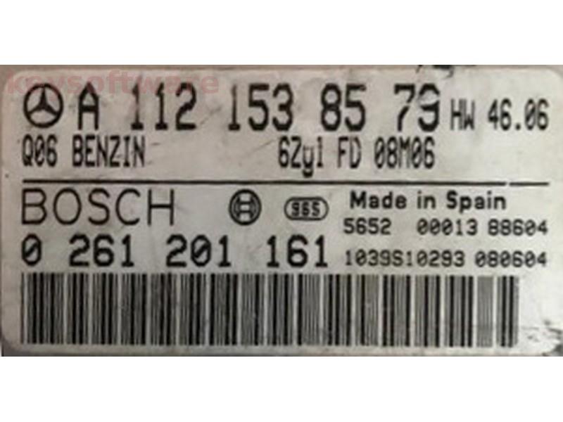 ECU Mercedes CLK 320 A1121538579 0261201161 ME2.8 {