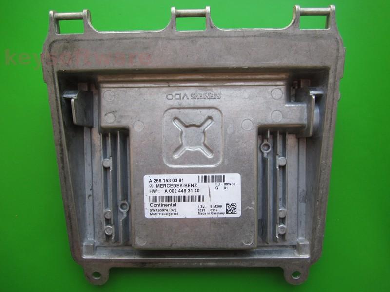 ECU Mercedes B 1.5 A2661530391 SIM266 W245