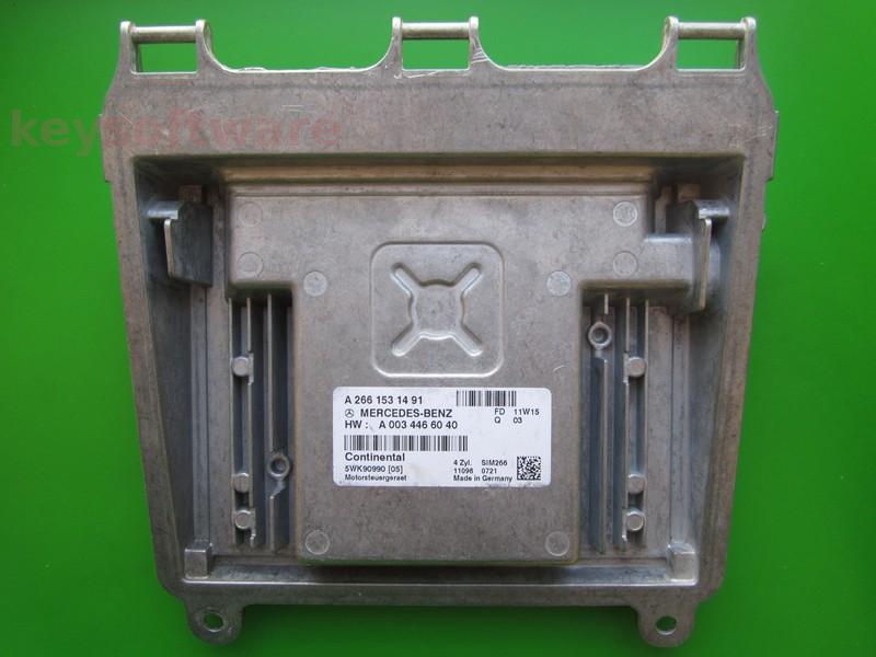 ECU Mercedes A 1.7 A2661531491 SIM266 W169