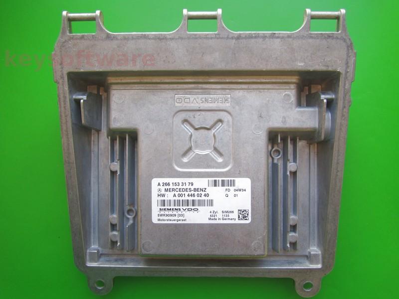 ECU Mercedes A 1.7 A2661533179 SIM266 W169
