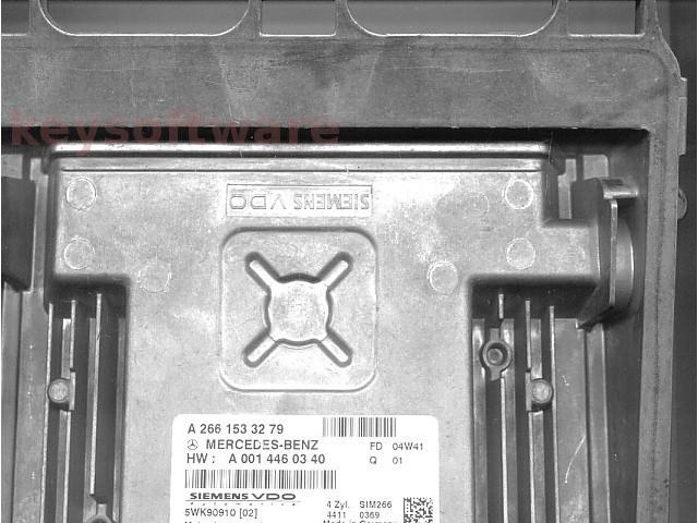 ECU Mercedes A 1.5 A2661533279 SIM266 W169 {+