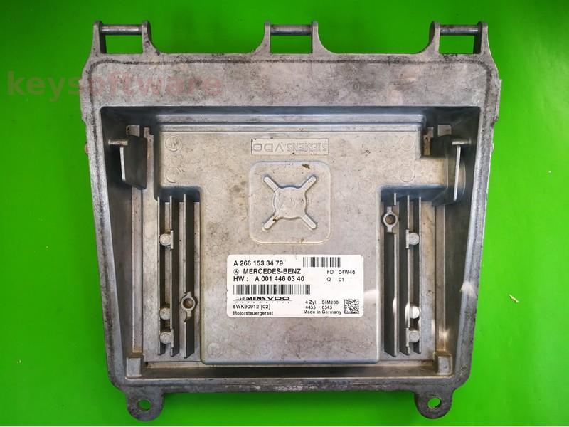 ECU Mercedes A 1.5 A2661533479 SIM266 W169
