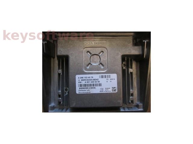 ECU Mercedes A 1.7 A2661534079 SIM266 W169 {