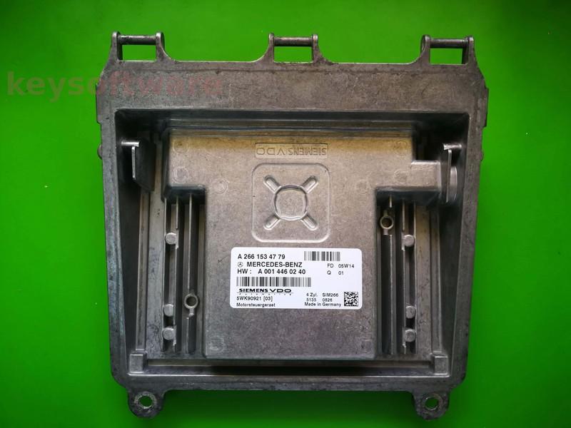 ECU Mercedes A 1.7 A2661534779 SIM266 W169