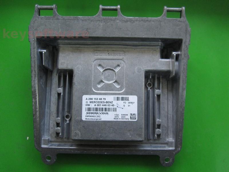 ECU Mercedes A 1.5 A2661534879 SIM266 W169 }