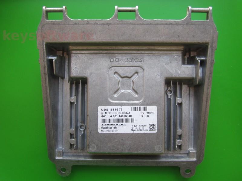 ECU Mercedes A 1.7 A2661536679 SIM266 W169 }