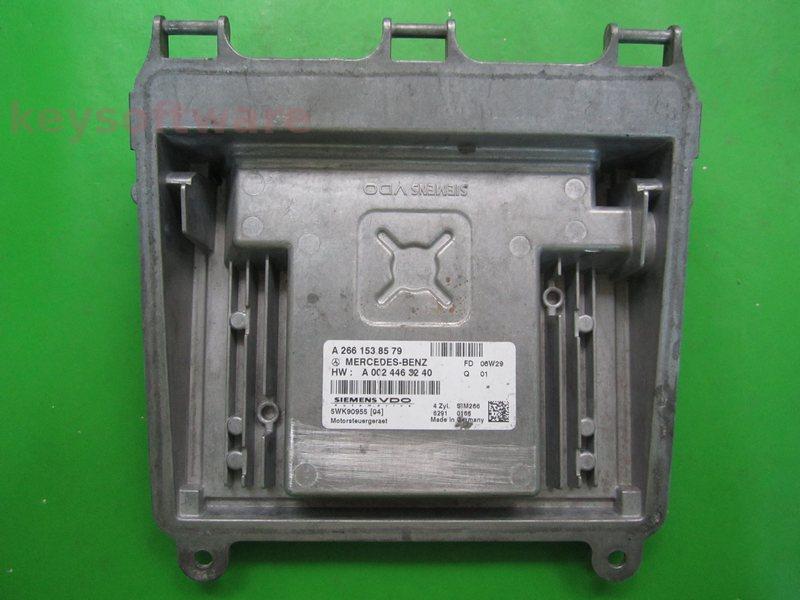 ECU Mercedes B A2661538579 5WK90955 SIM266 W245