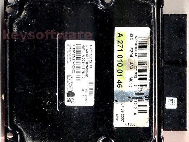 ECU Mercedes C 1.8 A2711502279 SIM271 KE2.0 W204