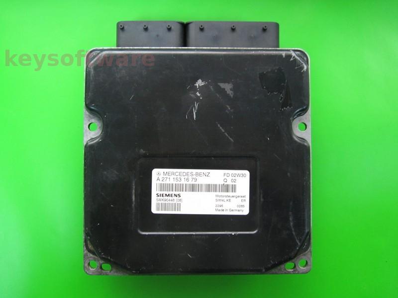 ECU Mercedes C 1.8 A2711531679 5WK90448 SIM4L KE W203