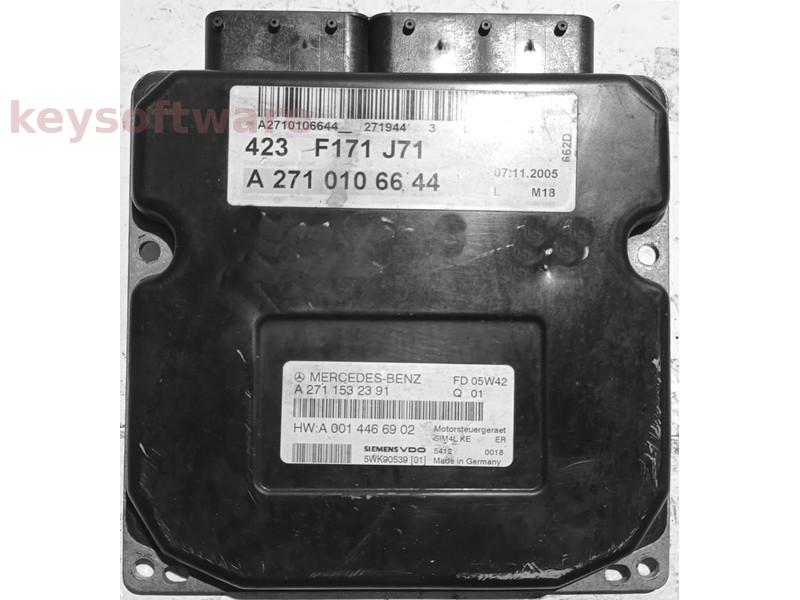 ECU Mercedes CLK 1.8 A2711532391 5WK90539 SIM4L KE {