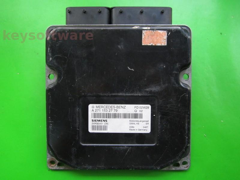ECU Mercedes C 2.3 A2711532779 5WK90451 SIM4L KE