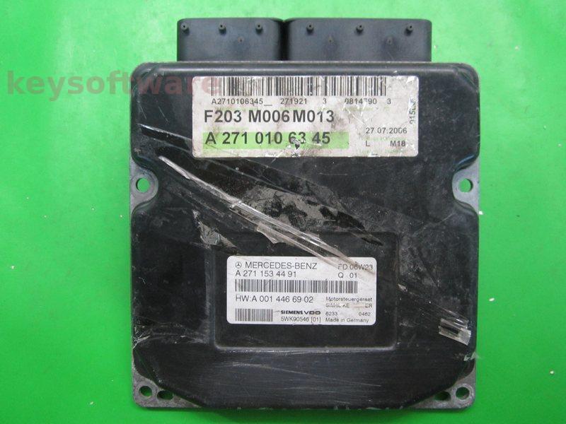 ECU Mercedes C 1.6 A2711534491 5WK90546 SIM4L KE