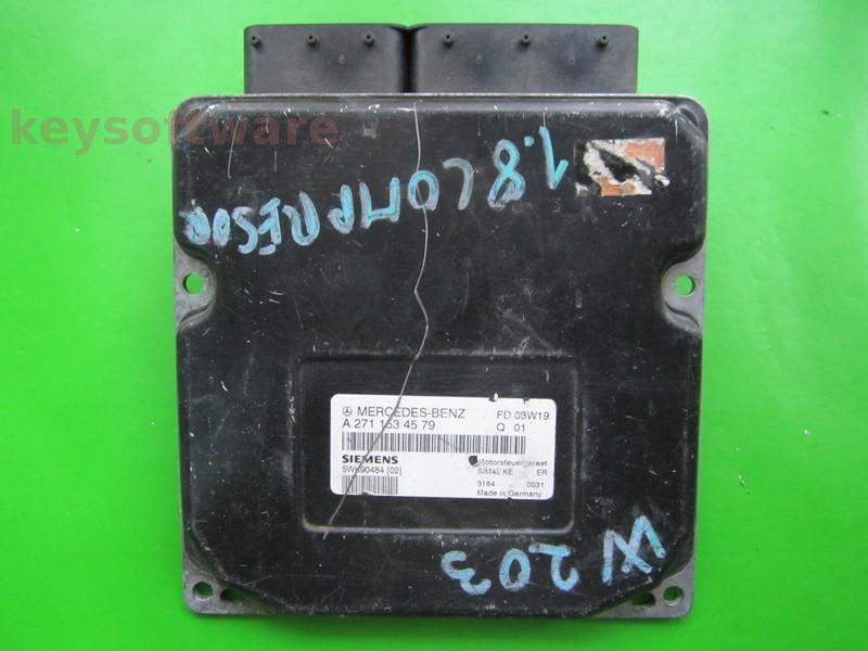 ECU Mercedes C 1.8 A2711534579 5WK90484 SIM4L KE