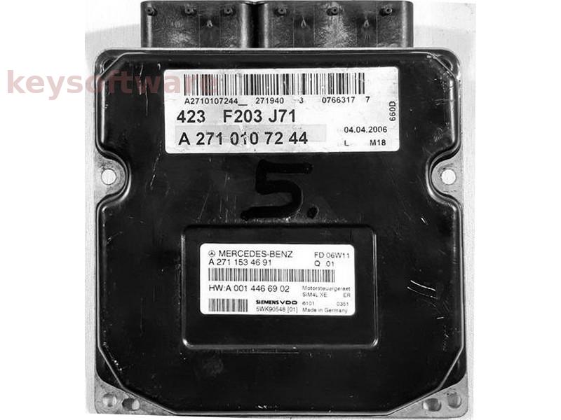 ECU Mercedes C 1.8 A2711534691 5WK90548 SIM4L KE
