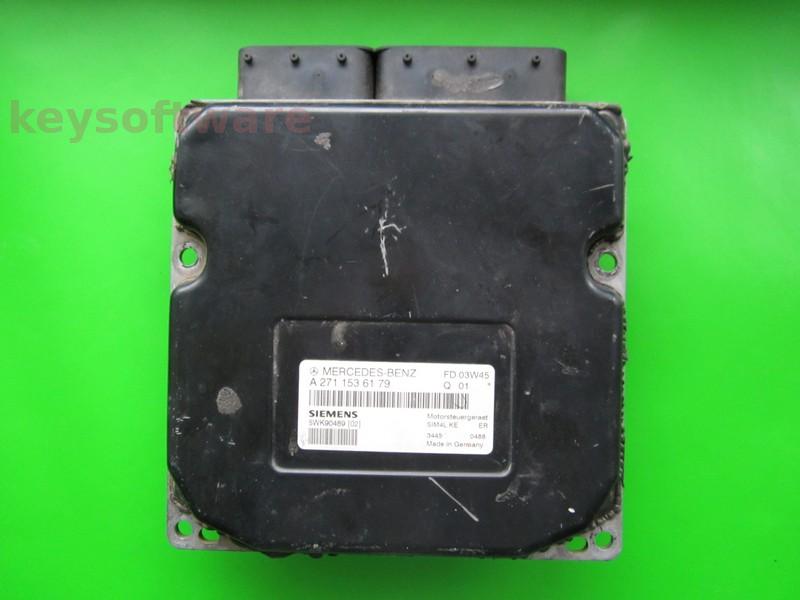ECU Mercedes C 1.8 A2711536179 5WK90489 SIM4L KE W203